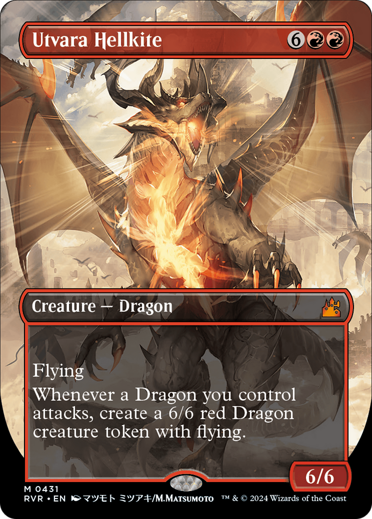 Utvara Hellkite (Anime Borderless) (431) Foil - Ravnica Remastered