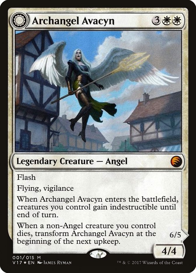 Archangel Avacyn // Avacyn, the Purifier (001) Foil - From the Vault: Transform