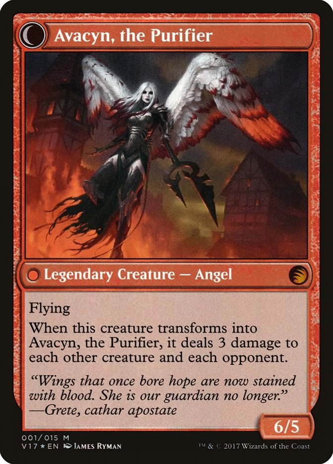 Archangel Avacyn // Avacyn, the Purifier (001) Foil - From the Vault: Transform