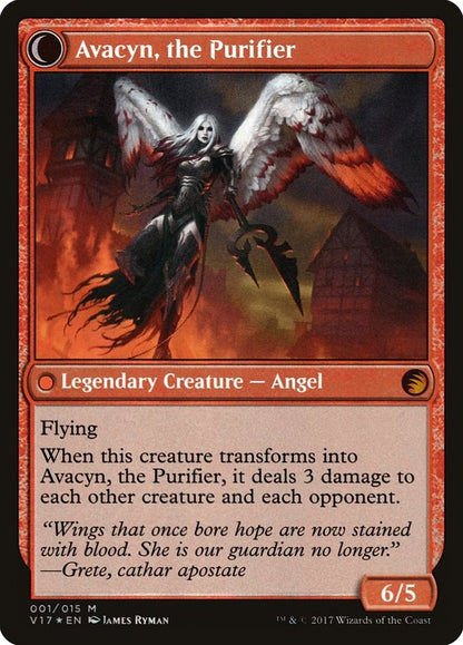 Archangel Avacyn // Avacyn, the Purifier (001) Foil - From the Vault: Transform