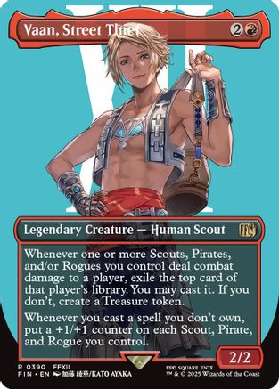 Vaan, Street Thief (Borderless) (390) Foil - FINAL FANTASY