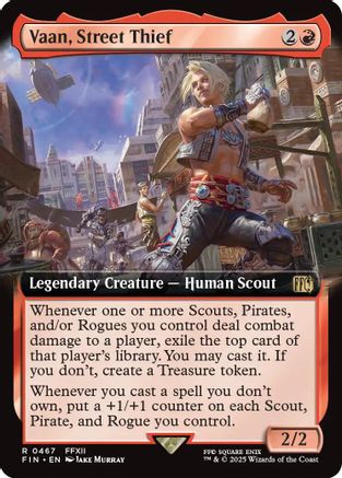 Vaan, Street Thief (Extended Art) (467) Foil - FINAL FANTASY