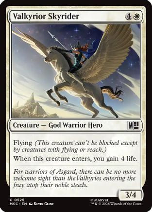 Valkyrior Skyrider (525) Foil - Commander: Marvel Super Heroes