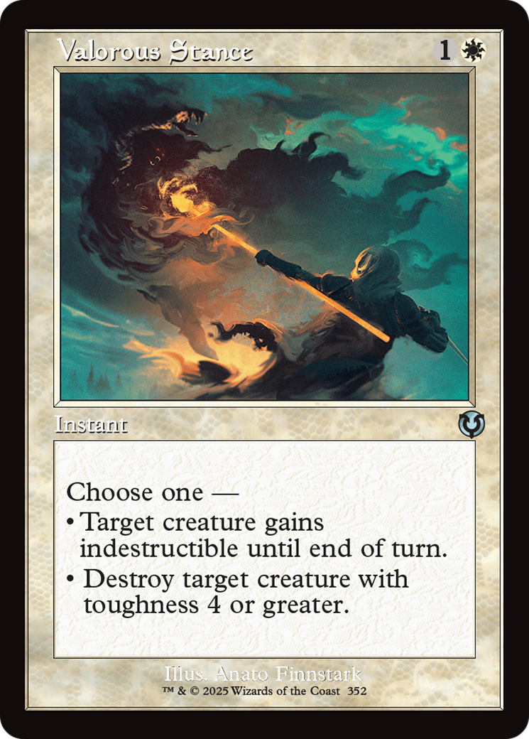 Valorous Stance (Retro) (352) Foil - Innistrad Remastered