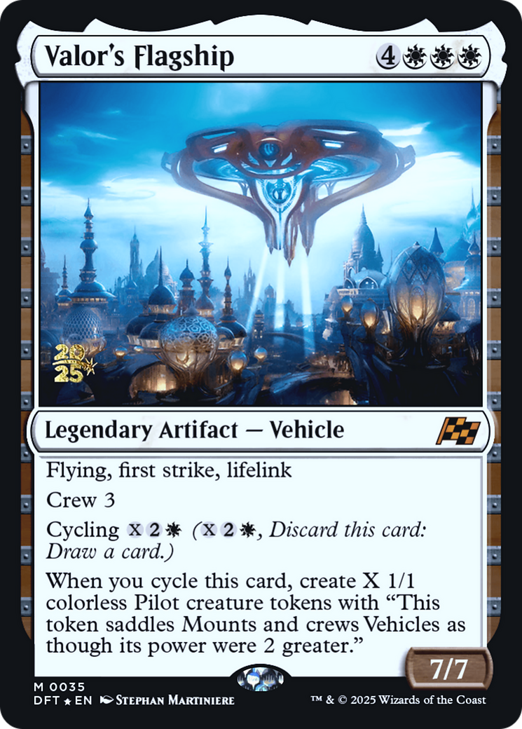 Valor's Flagship (Prerelease) (035) Foil - Aetherdrift
