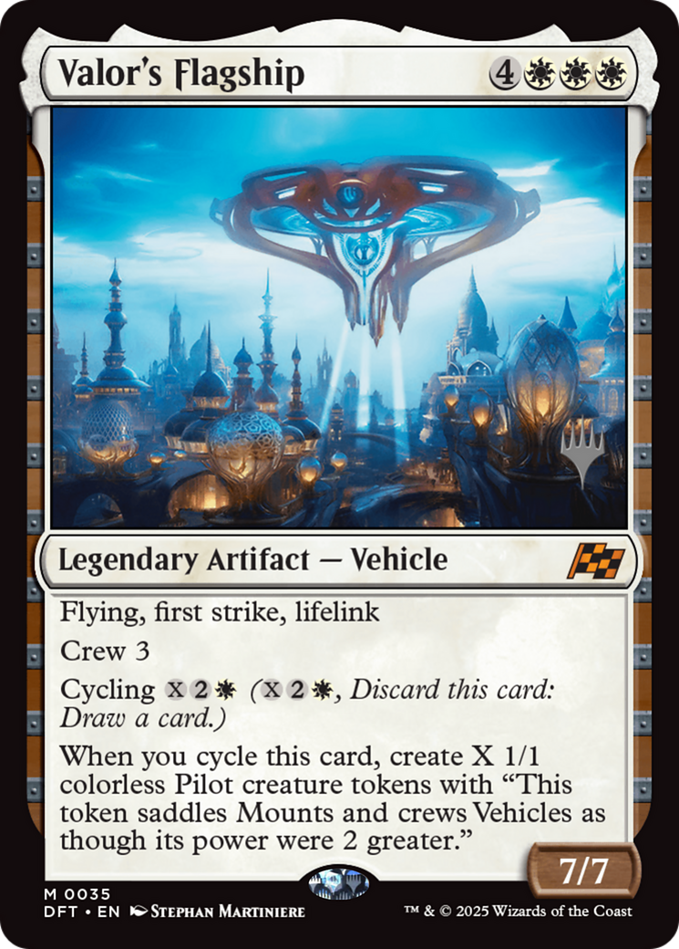 Valor's Flagship (Promo Pack) (035) Foil - Aetherdrift
