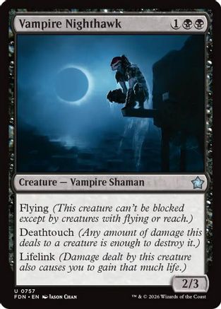 Vampire Nighthawk (757) - Foundations