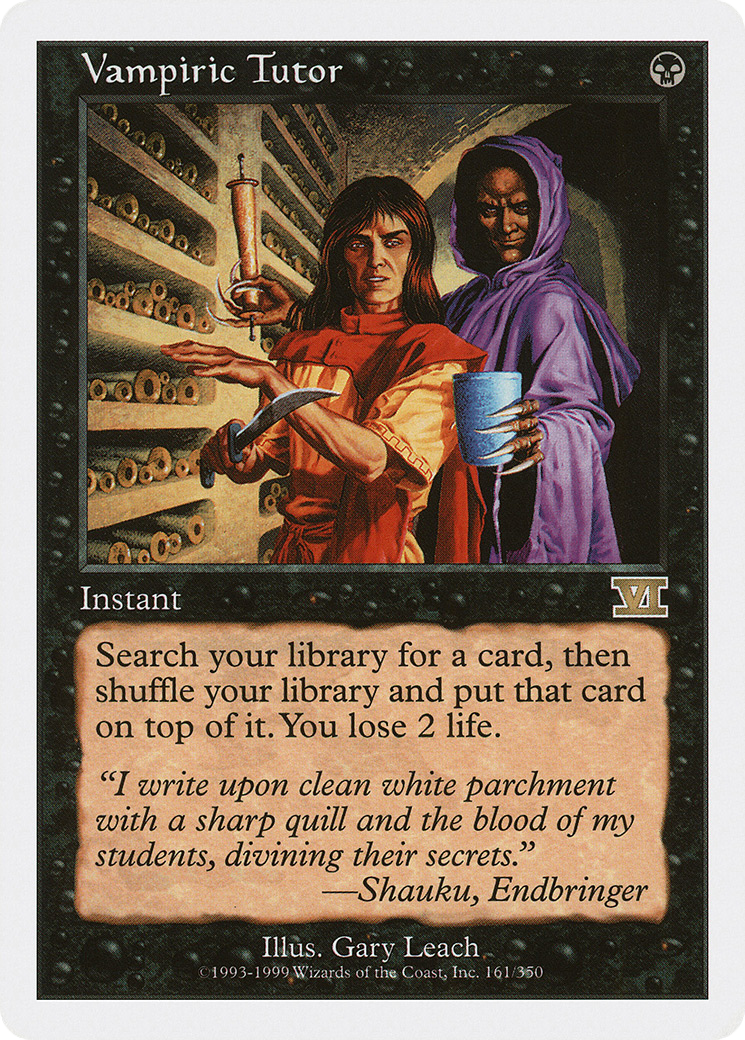 Vampiric Tutor (161) - Classic Sixth Edition