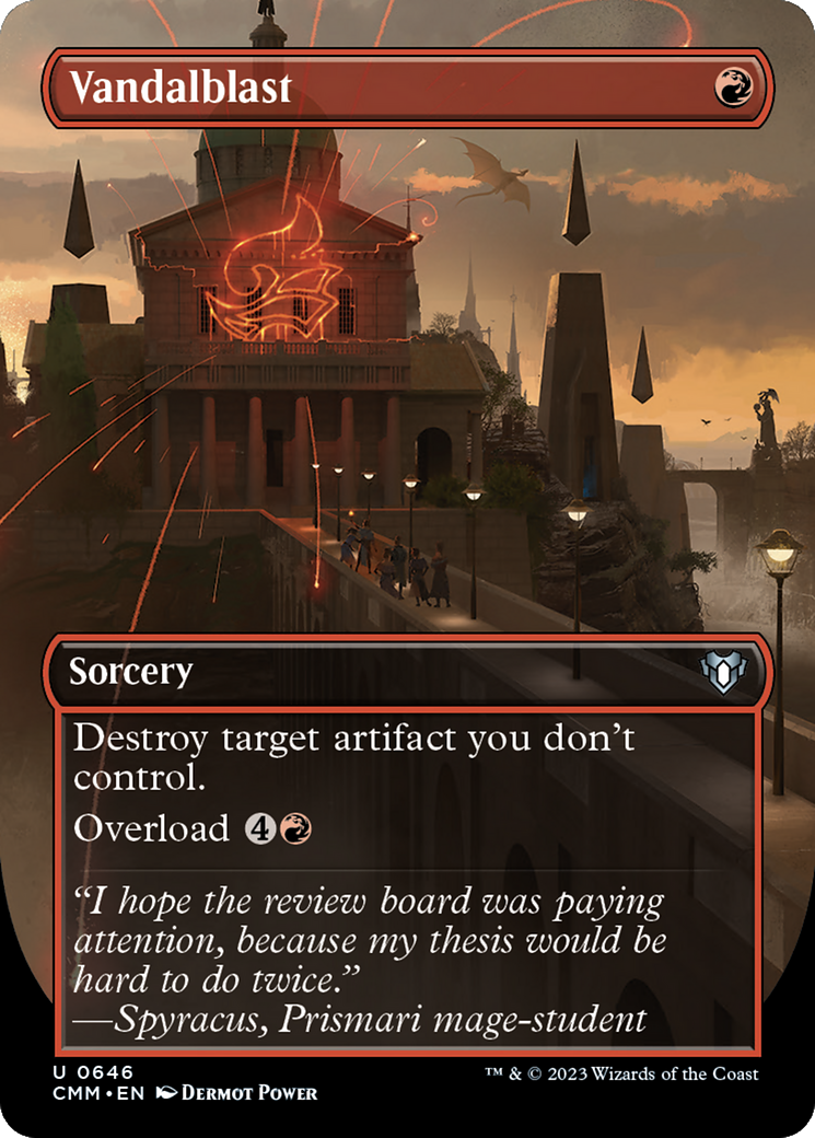 Vandalblast (Borderless) (646) Foil - Commander Masters
