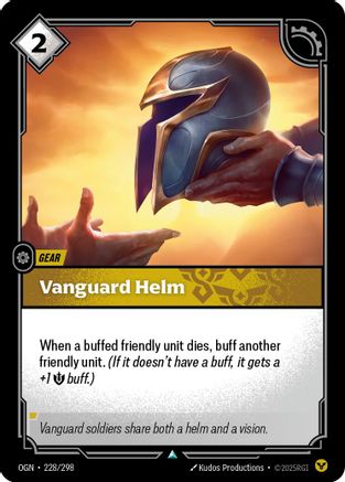 Vanguard Helm (228) Foil - Origins