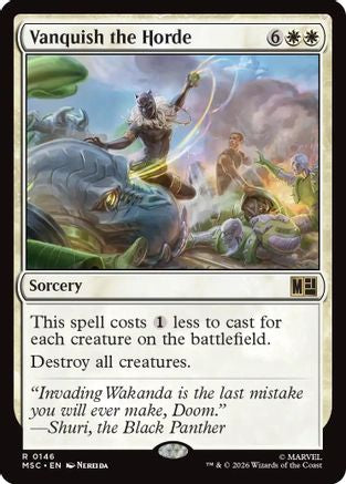 Vanquish the Horde (146) Surge Foil - Commander: Marvel Super Heroes