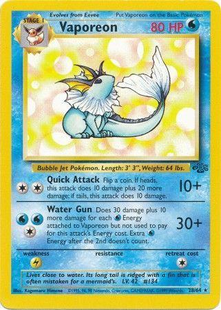 Vaporeon (28) (Unlimited) - Jungle