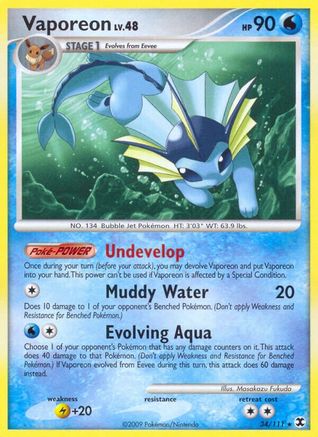 Vaporeon (34) - Rising Rivals