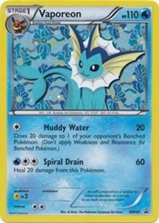 Vaporeon (BW89) Holofoil - Black Star Promos