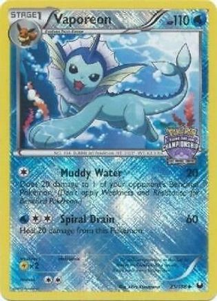 Vaporeon (State Championships) (25) Reverse Holofoil - Dark Explorers