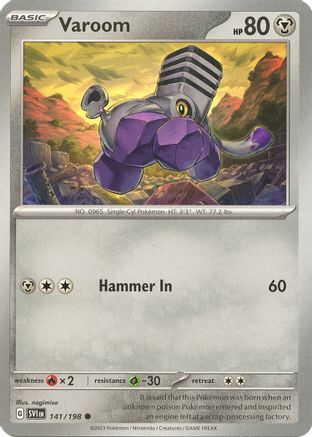 Varoom (141) Reverse Holofoil - Scarlet & Violet