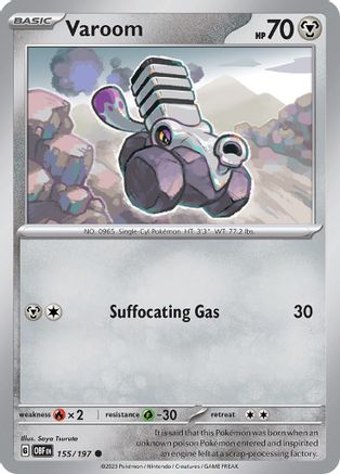 Varoom (155) Reverse Holofoil - Obsidian Flames