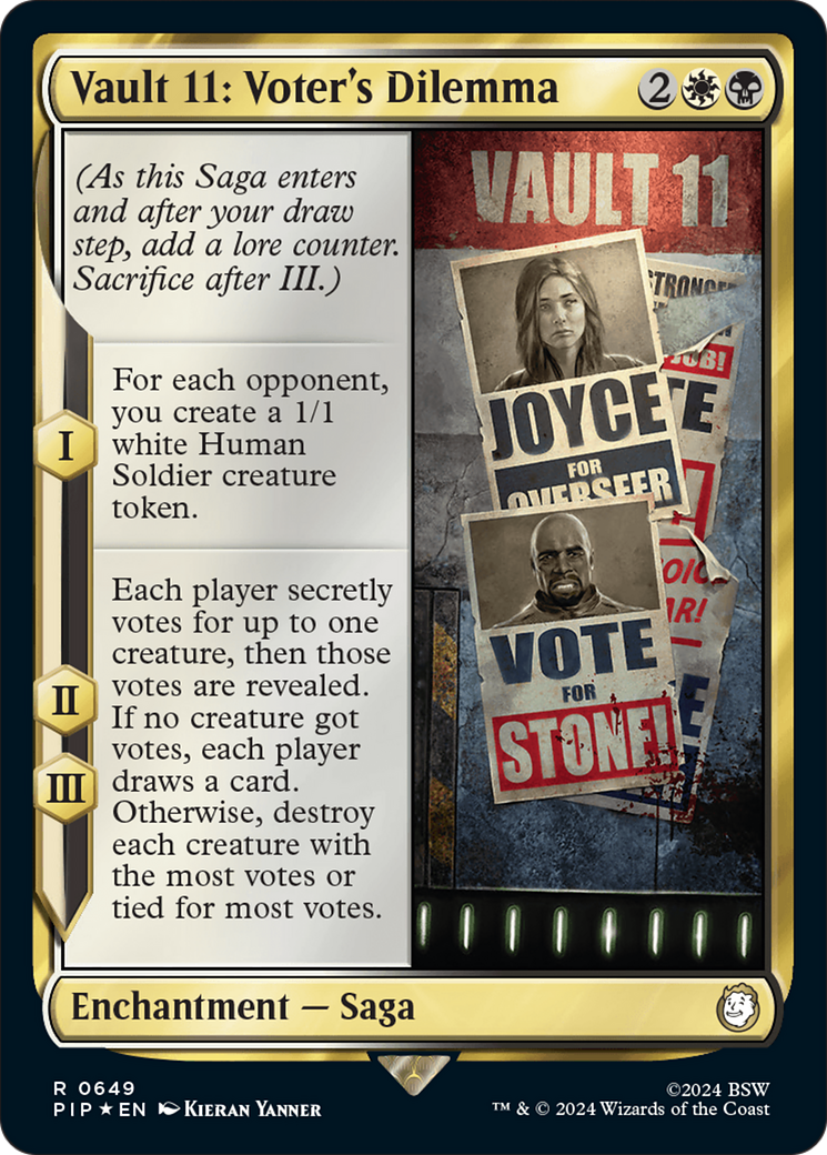 Vault 11: Voter's Dilemma (649) Surge Foil - Fallout
