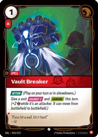 Vault Breaker (010) Foil - Unleashed