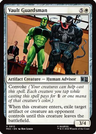 Vault Guardsman (612) - Commander: Marvel Super Heroes