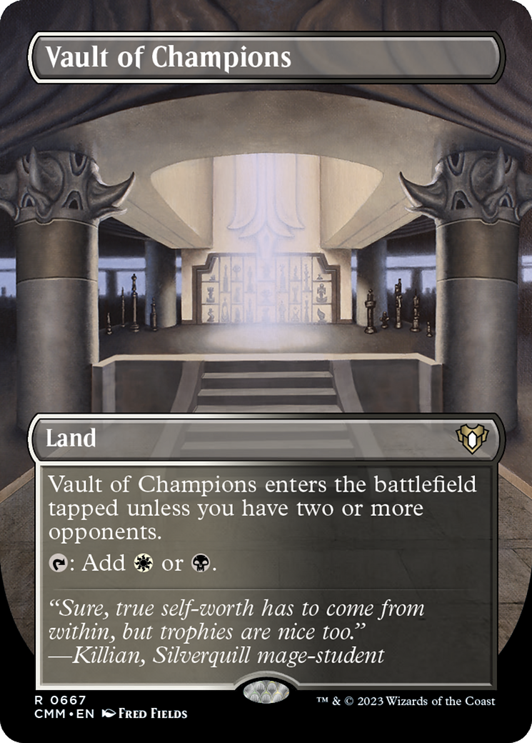 Vault of Champions (Borderless) (667) Foil - Commander Masters