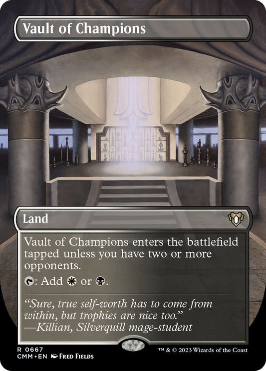 Vault of Champions (Borderless) (667) Foil - Commander Masters