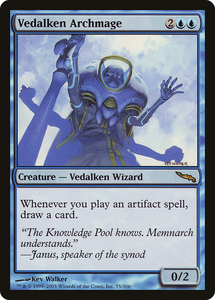 Vedalken Archmage (055) Foil - Mirrodin