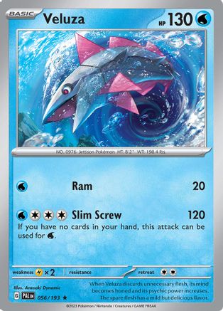 Veluza (56) Reverse Holofoil - Paldea Evolved