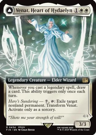 Venat, Heart of Hydaelyn // Hydaelyn, the Mothercrystal (Extended Art) (434) Foil - FINAL FANTASY