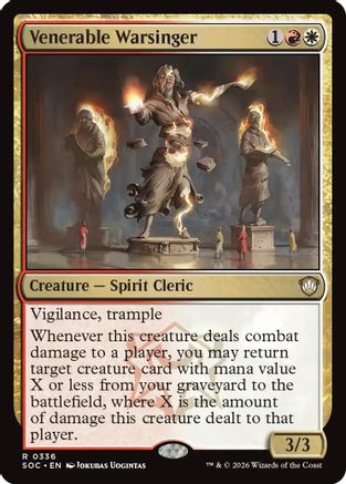 Venerable Warsinger (336) - Commander: Secrets of Strixhaven