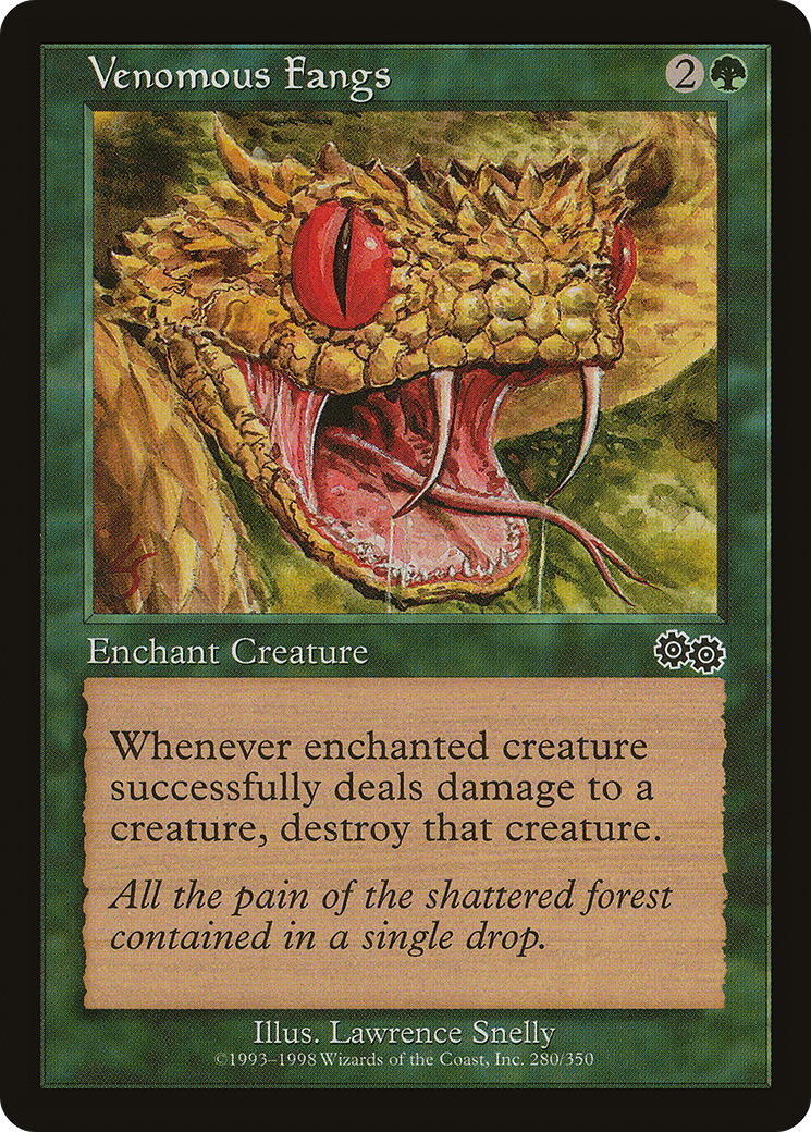 Venomous Fangs (280) - Urza's Saga