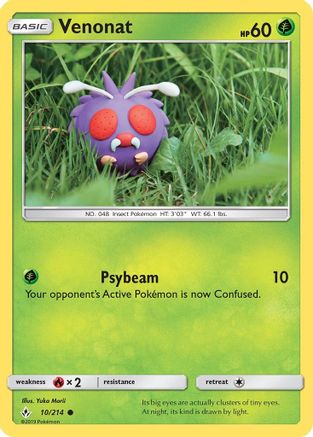Venonat (10) Reverse Holofoil - Unbroken Bonds