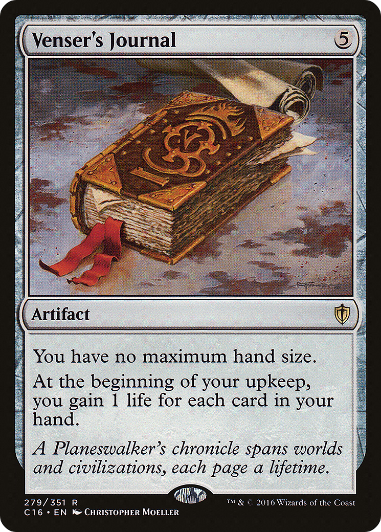 Venser's Journal (279) - Commander 2016