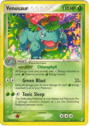 Venusaur (28) - Crystal Guardians