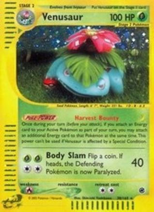 Venusaur (30) Holofoil - Expedition