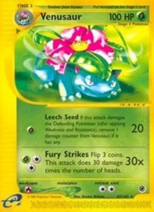 Venusaur (67) Reverse Holofoil - Expedition