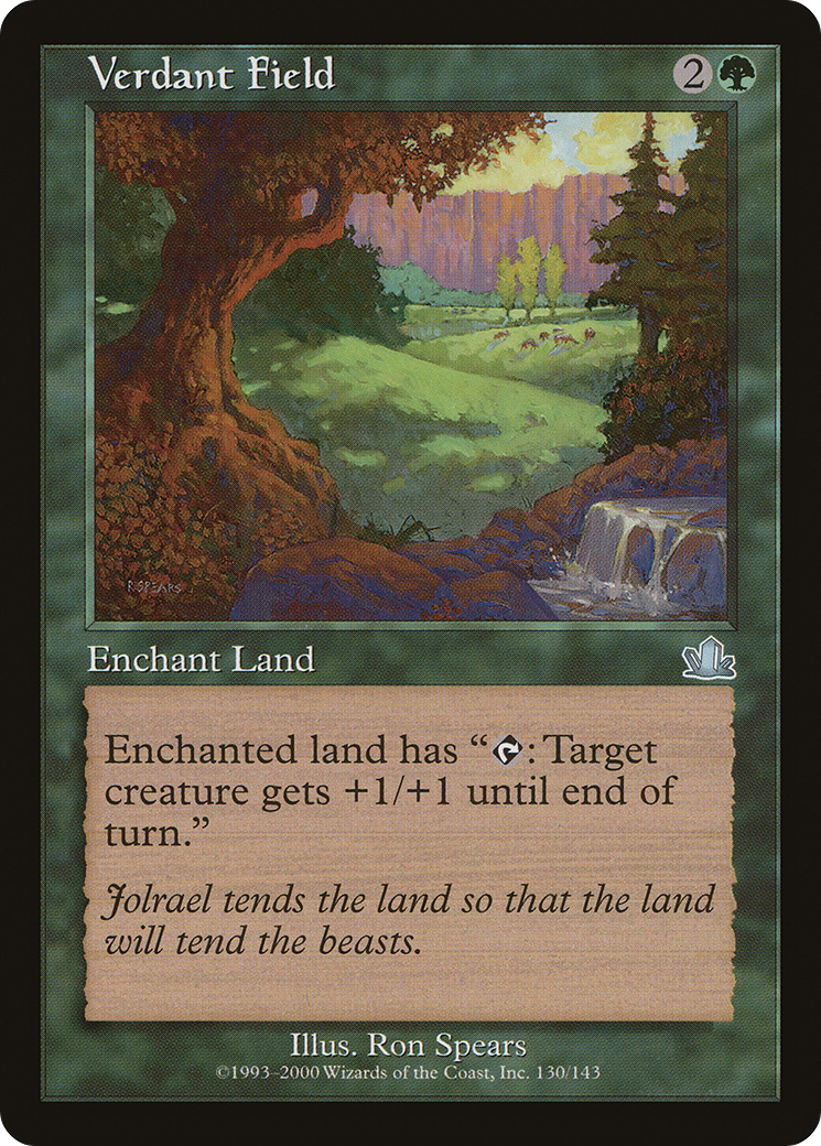 Verdant Field (130) Foil - Prophecy