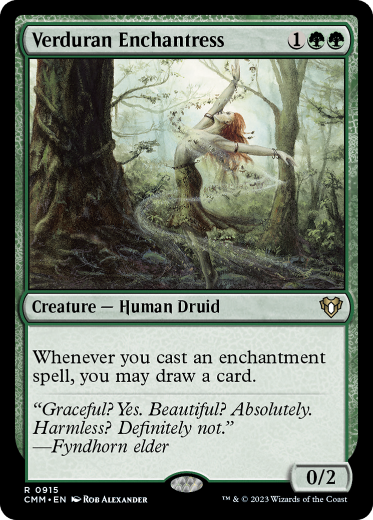 Verduran Enchantress (915) - Commander Masters
