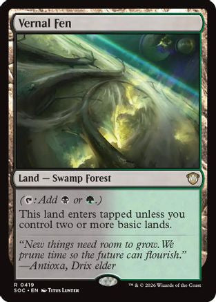 Vernal Fen (419) - Commander: Secrets of Strixhaven