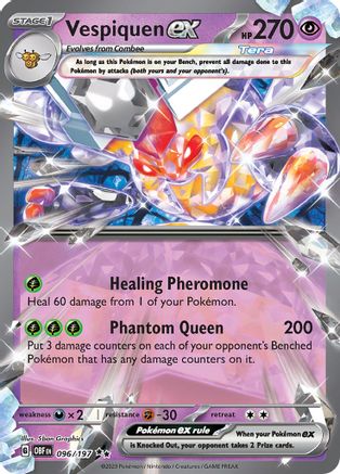 Vespiquen ex (96) Holofoil - Obsidian Flames