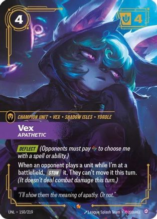 Vex – Apathetic (150) Foil - Unleashed