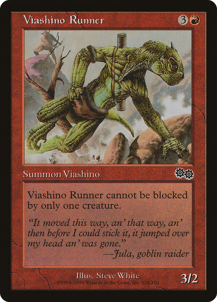 Viashino Runner (224) - Urza's Saga