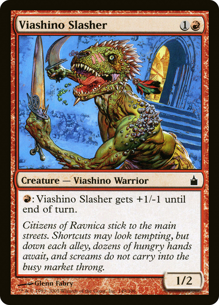 Viashino Slasher (149) Foil - Ravnica: City of Guilds