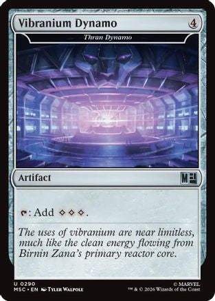Vibranium Dynamo – Thran Dynamo (290) Surge Foil - Commander: Marvel Super Heroes
