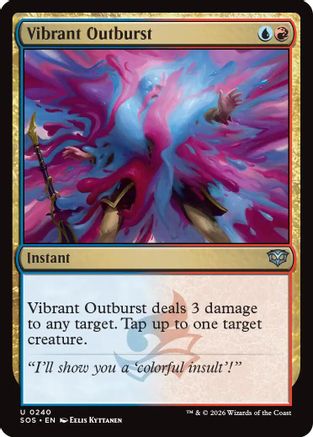 Vibrant Outburst (240) Foil - Secrets of Strixhaven