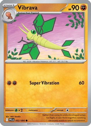 Vibrava (52) Reverse Holofoil - Phantasmal Flames
