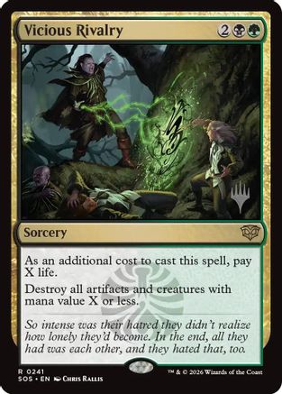 Vicious Rivalry (Promo Pack) (241) - Secrets of Strixhaven