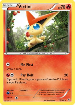 Victini (13) Reverse Holofoil - Roaring Skies