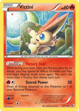Victini (23) Holofoil - Legendary Treasures