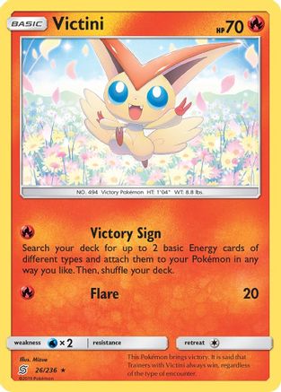 Victini (26) Holofoil - Unified Minds